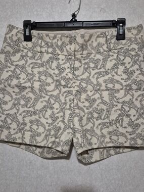 The Limited Cream Paisley High Waist Women's Shorts...size:8